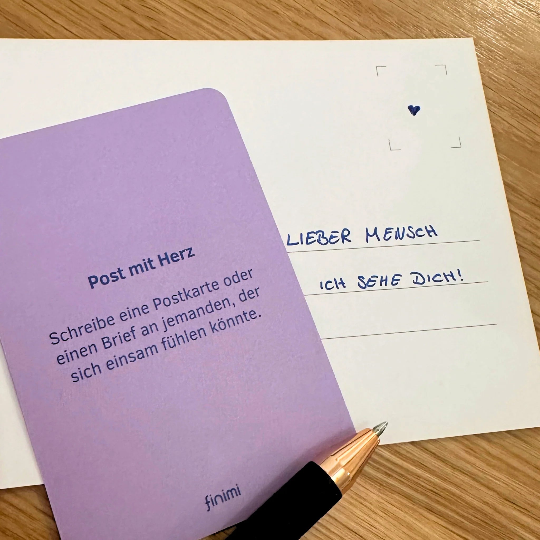 Ask & Task Kartenset | Begegnung mit Herz