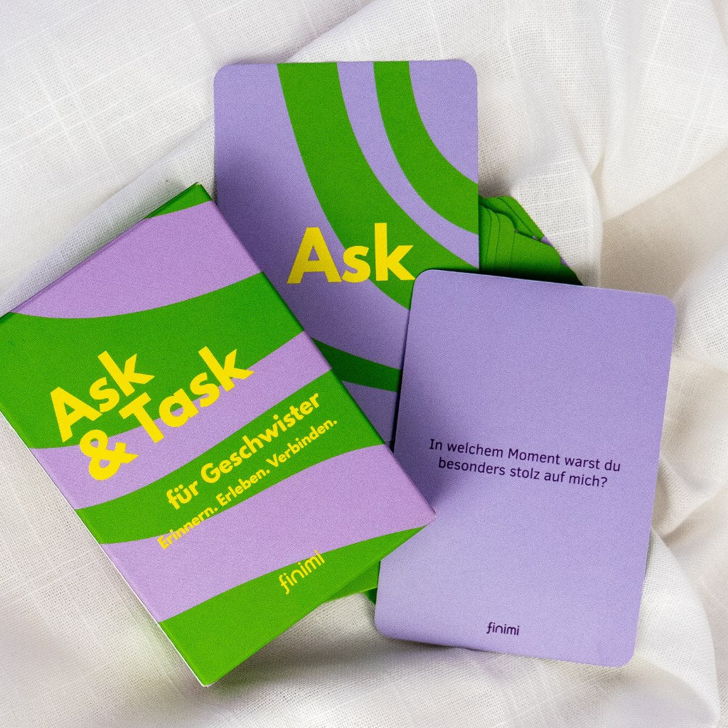 Ask & Task Kartenset | für Geschwister