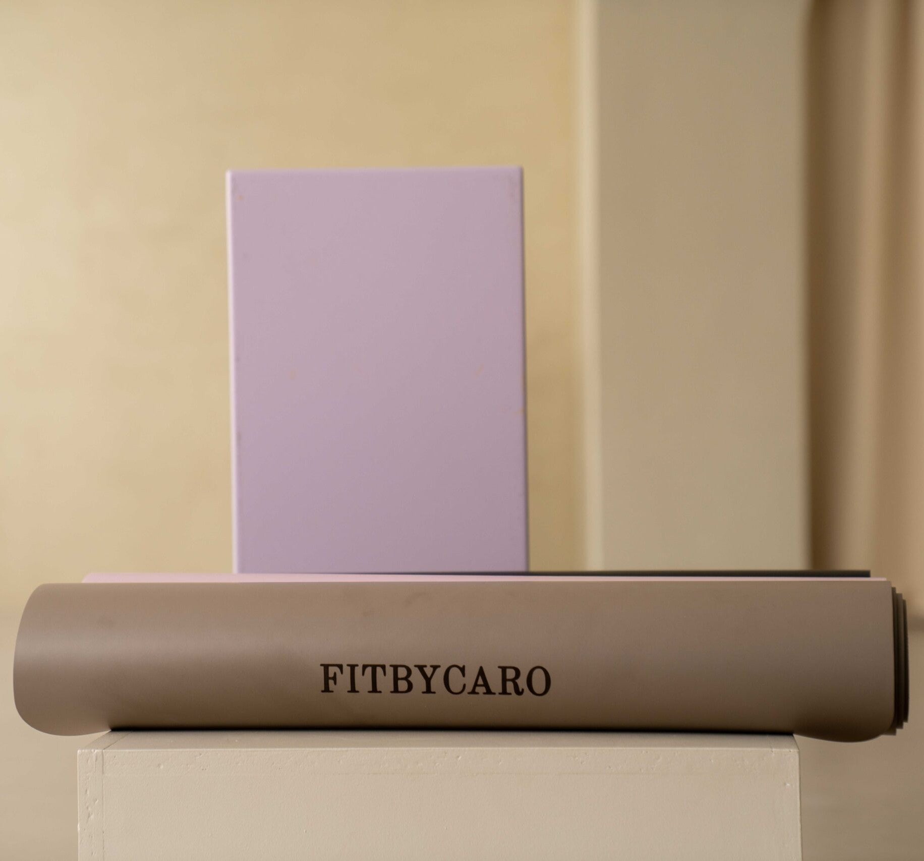 Sport & Yogamatte fitbycaro | cappuccino