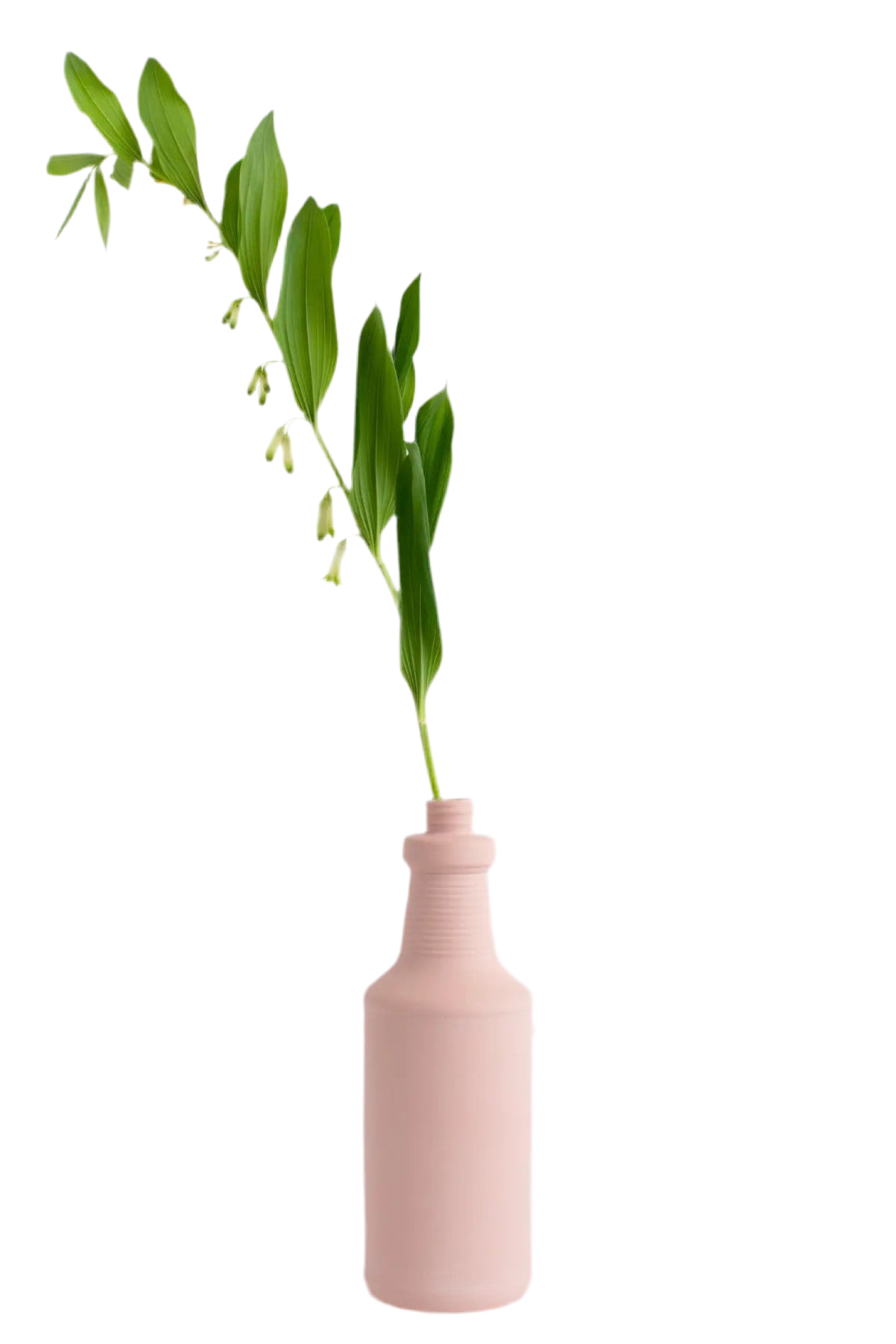 Portellan Bottle Vase #17 in powder von Foekje Fleur bei Frau Rabe im Concept Store Die Halle in Tübingen