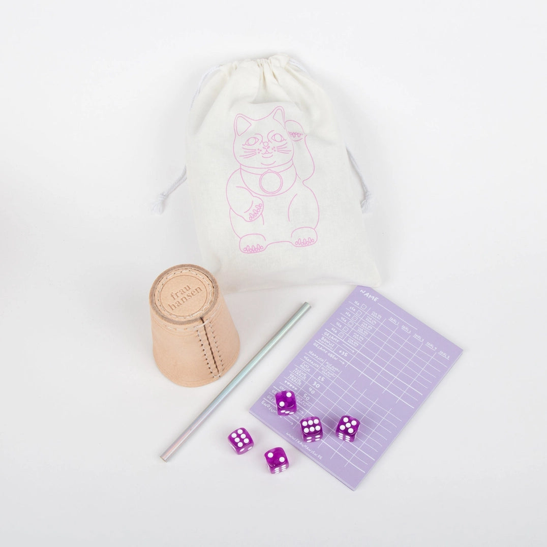 Würfelspiel | Lila 5er Set