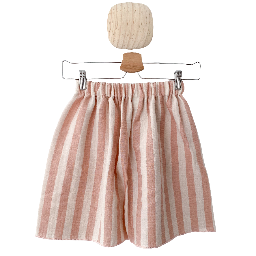 Kids Musselin Rock | Streifen Nude