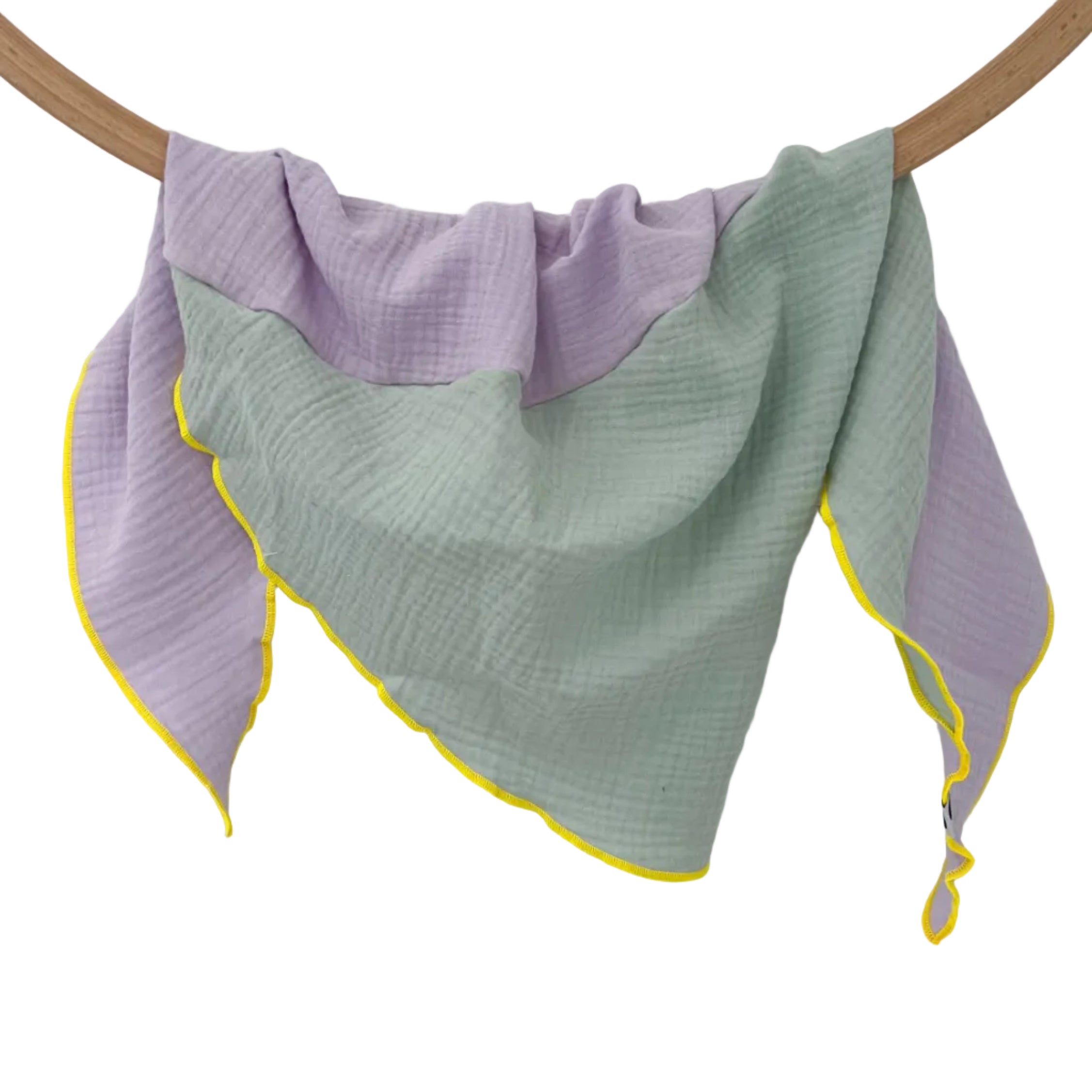 Musselintuch Kids | Mint/Flieder