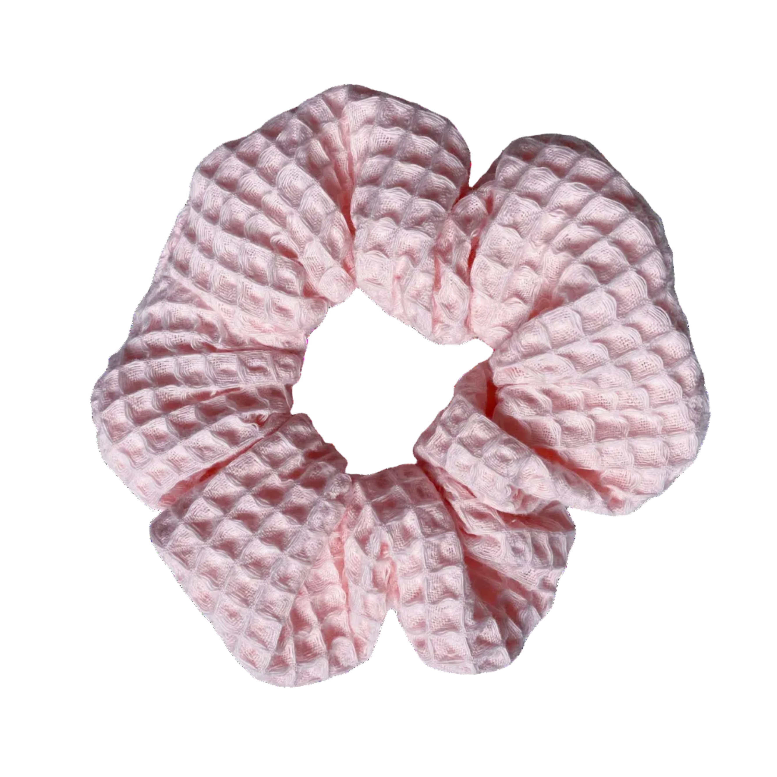 Scrunchie I Waffelpique Pastellrosa