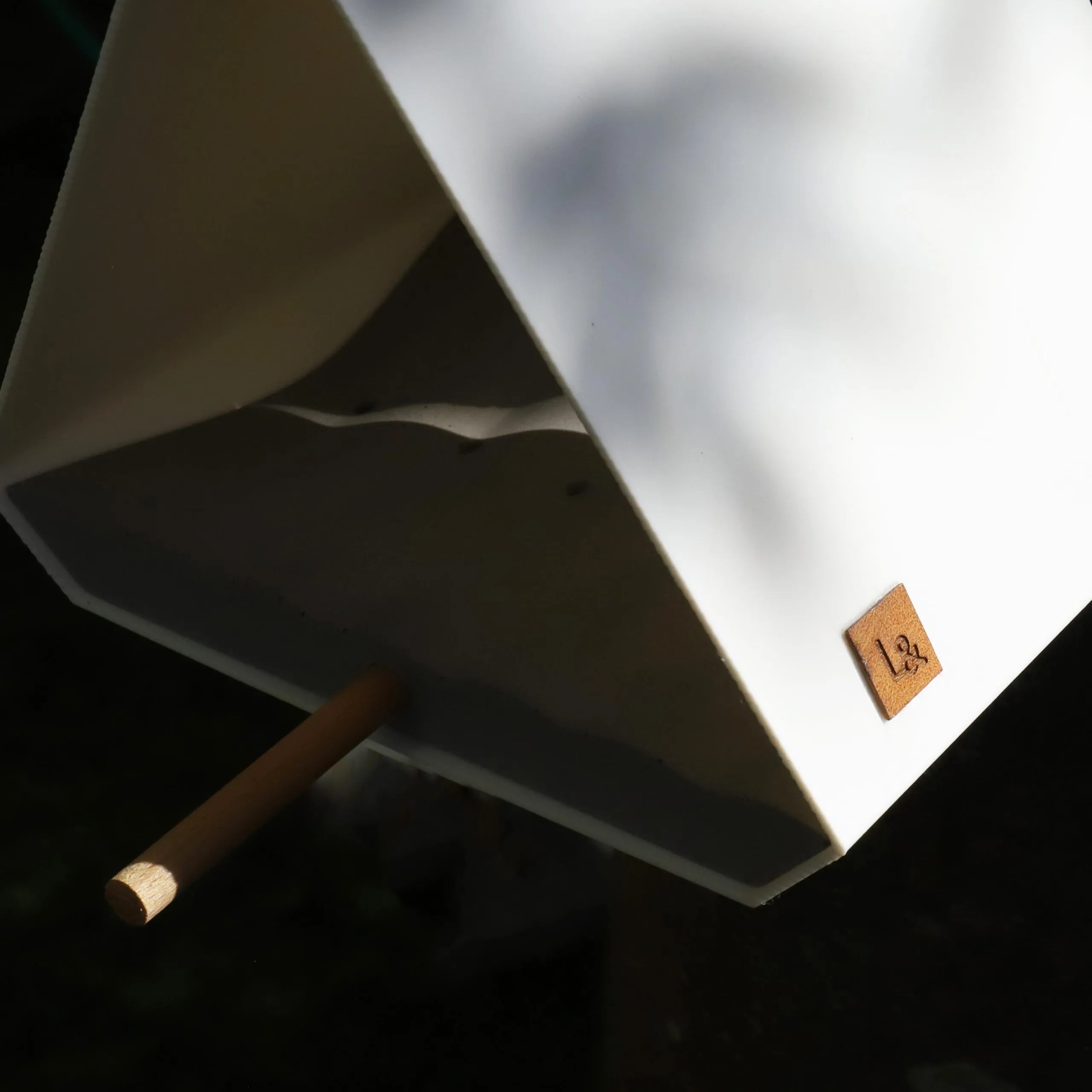 Vogelhaus Noa "L" | Betongrau