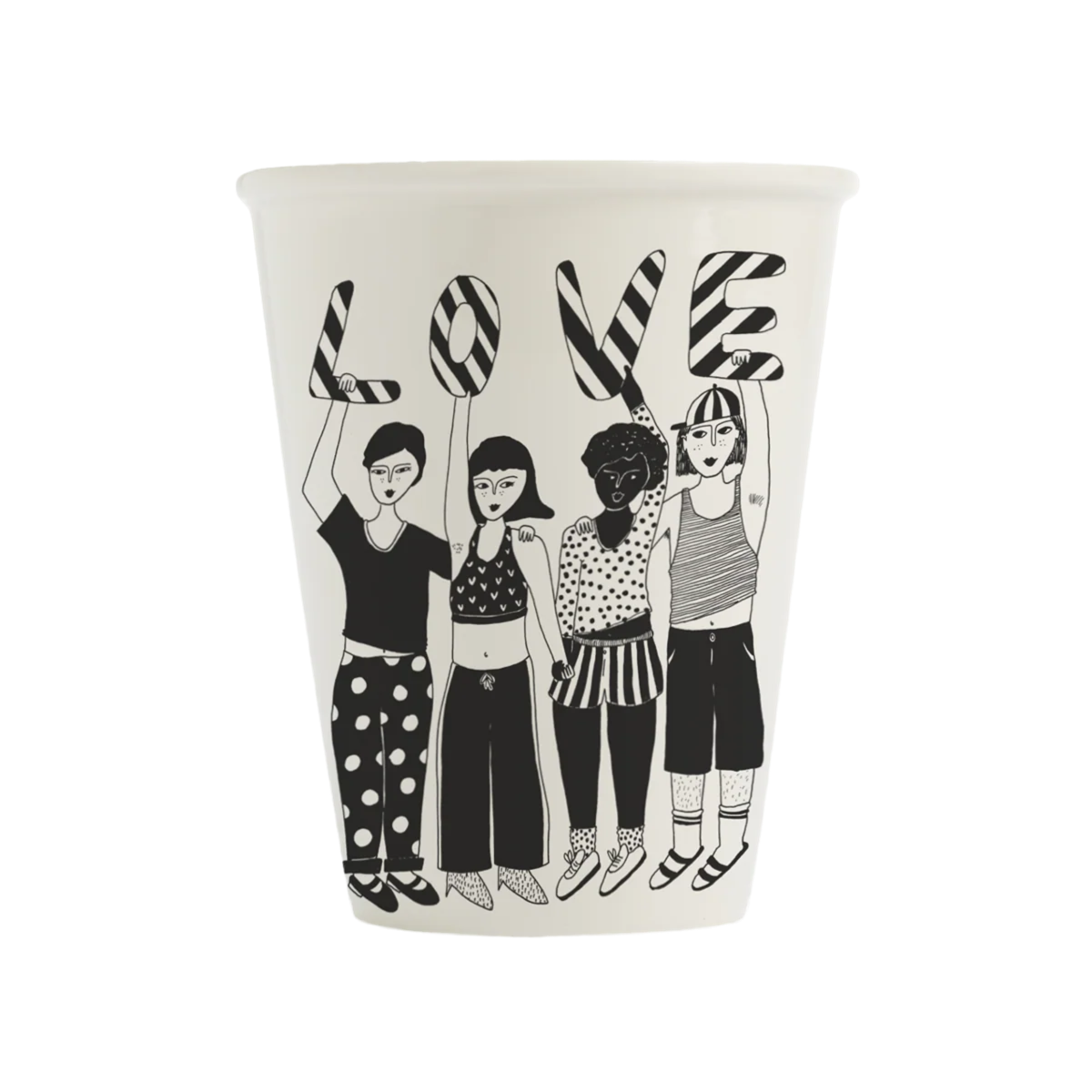 Becher | Striped Love
