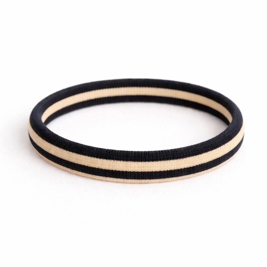 Haargummi LULU | beige/schwarz