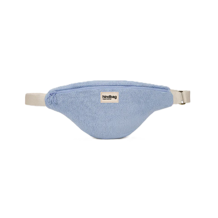 Bauchtasche Frottee Olivia in Blau von Hindbag bei Frau Rabe im Concept Store Die Halle
