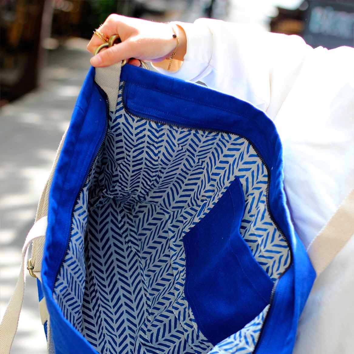 Weekender Jean | Elektrisches Blau