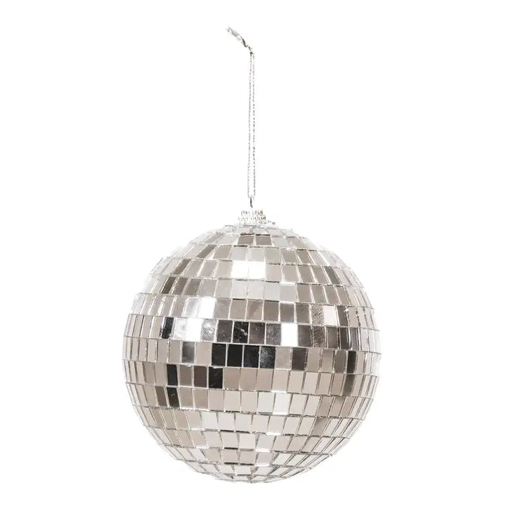 Weihnachtskugel | Discokugel Silber 8cm