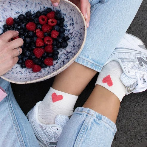 Sneaker Socken High | Sunset Heart