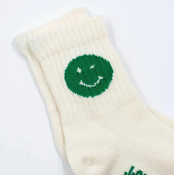 Socken Mini | Green Smile