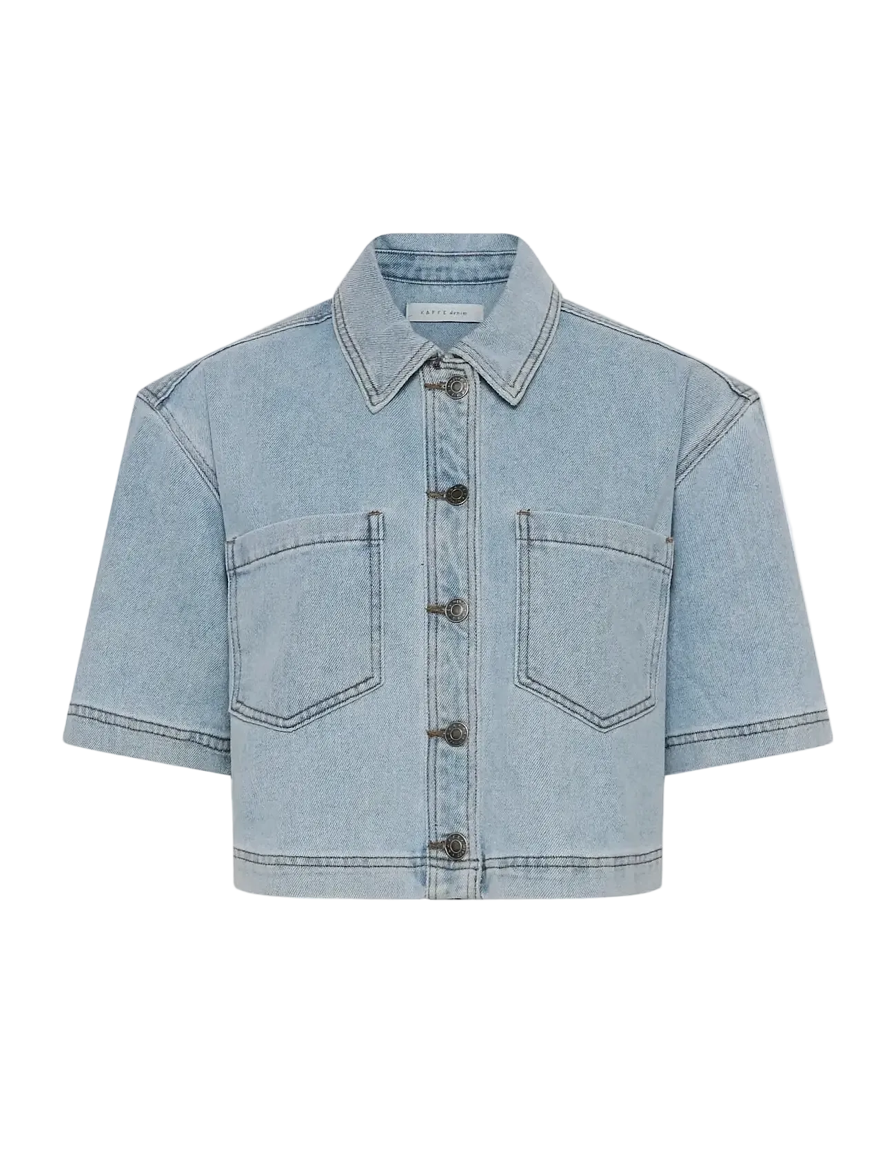 KAminna Denimhemd | Light Blue Washed Denim