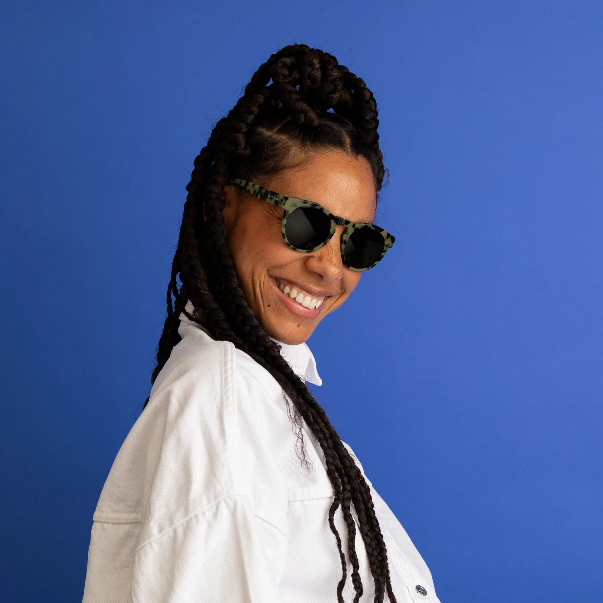 Sonnenbrille Kiss the Sun | leo black/olive
