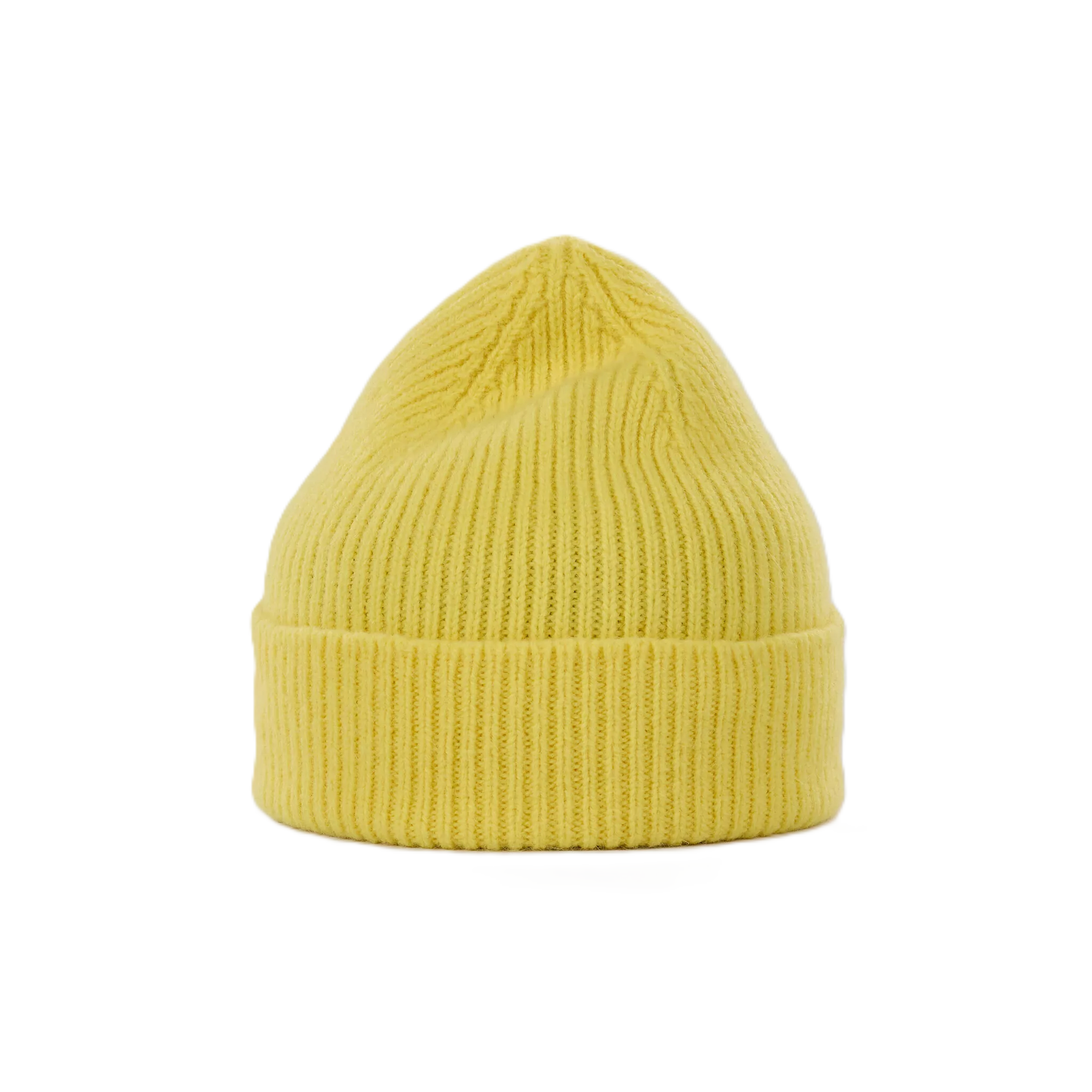 Beanie in der Farbe Acid Yellow von Le Bonnet bei Frau Rabe im Concept Store Die Halle