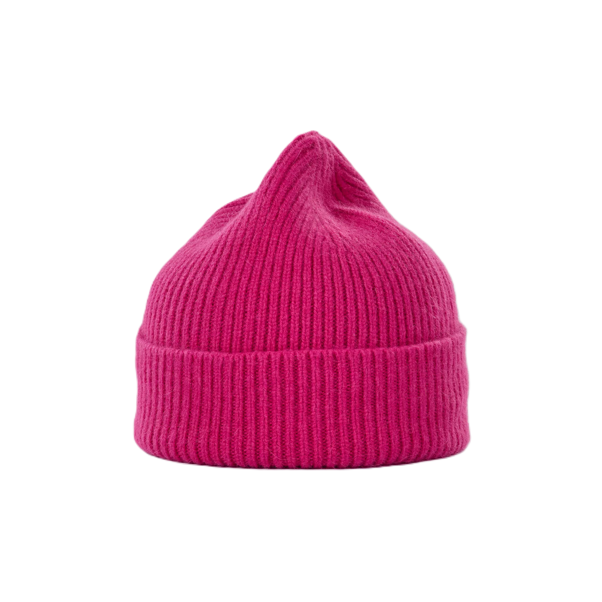 Beanie in der Farbe Lipstick von Le Bonnet bei Frau Rabe im Concept Store Die Halle