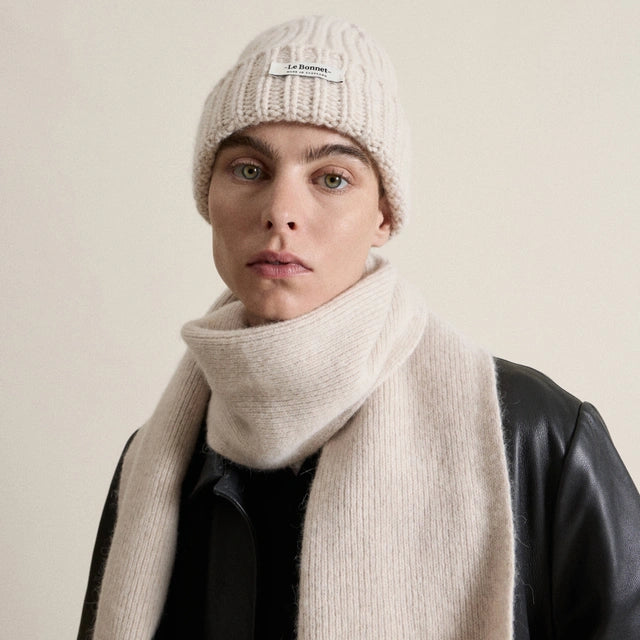 Beanie Logo | Ivory
