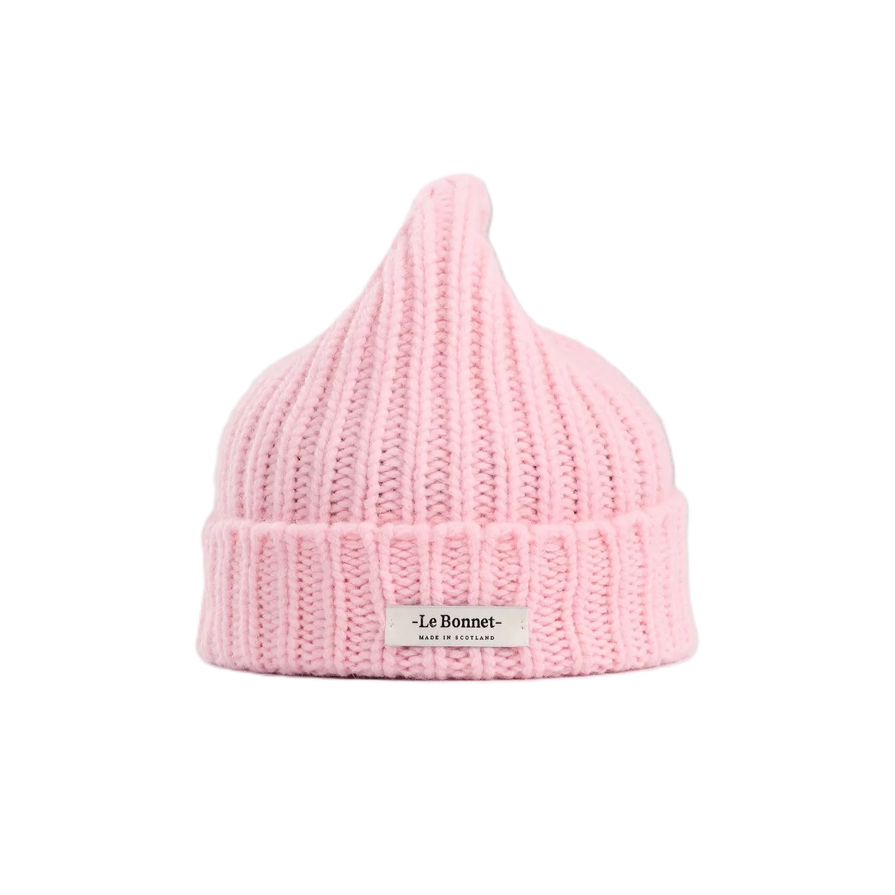 Beanie Logo in der Farbe Blush von Le Bonnet bei Frau Rabe im Concept Store Die Halle