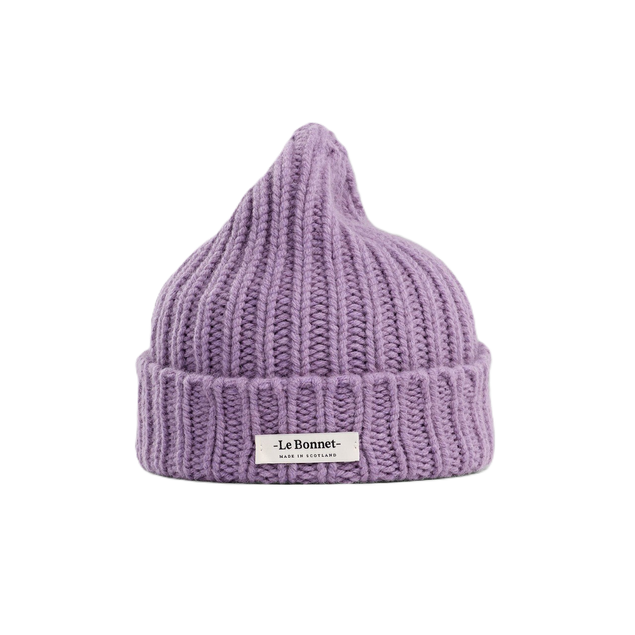Beanie Logo in der Farbe Lavender von Le Bonnet bei Frau Rabe im Concept Store Die Halle