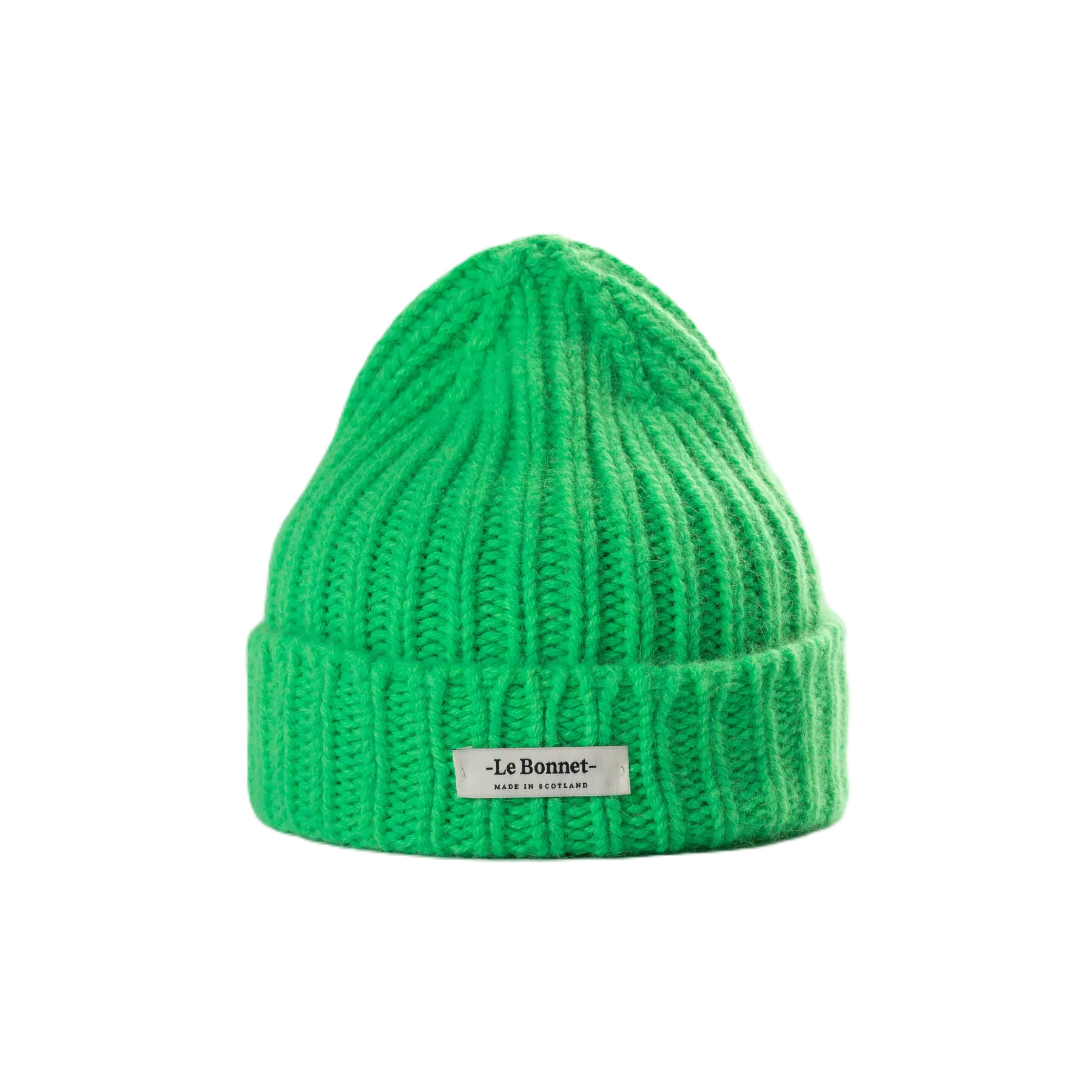 Beanie Logo in der Farbe Neon Green von Le Bonnet bei Frau Rabe im Concept Store Die Halle