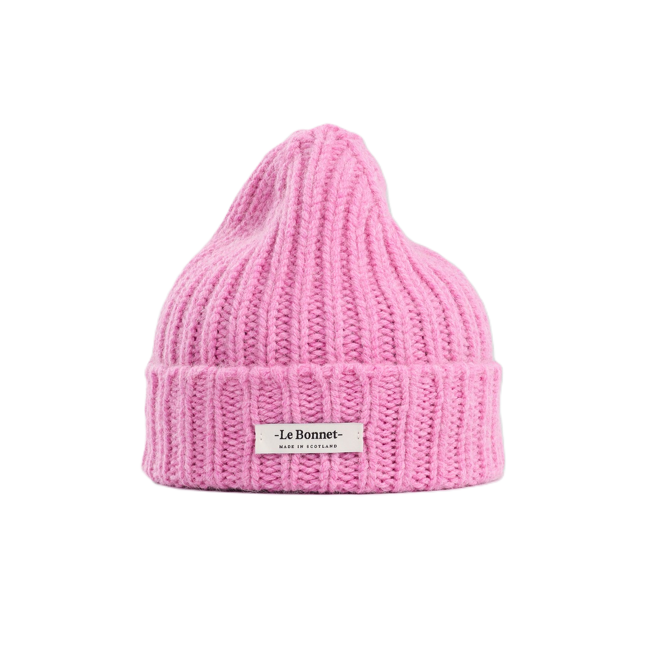 Beanie Logo in der Farbe Taffy von Le Bonnet bei Frau Rabe im Concept Store Die Halle