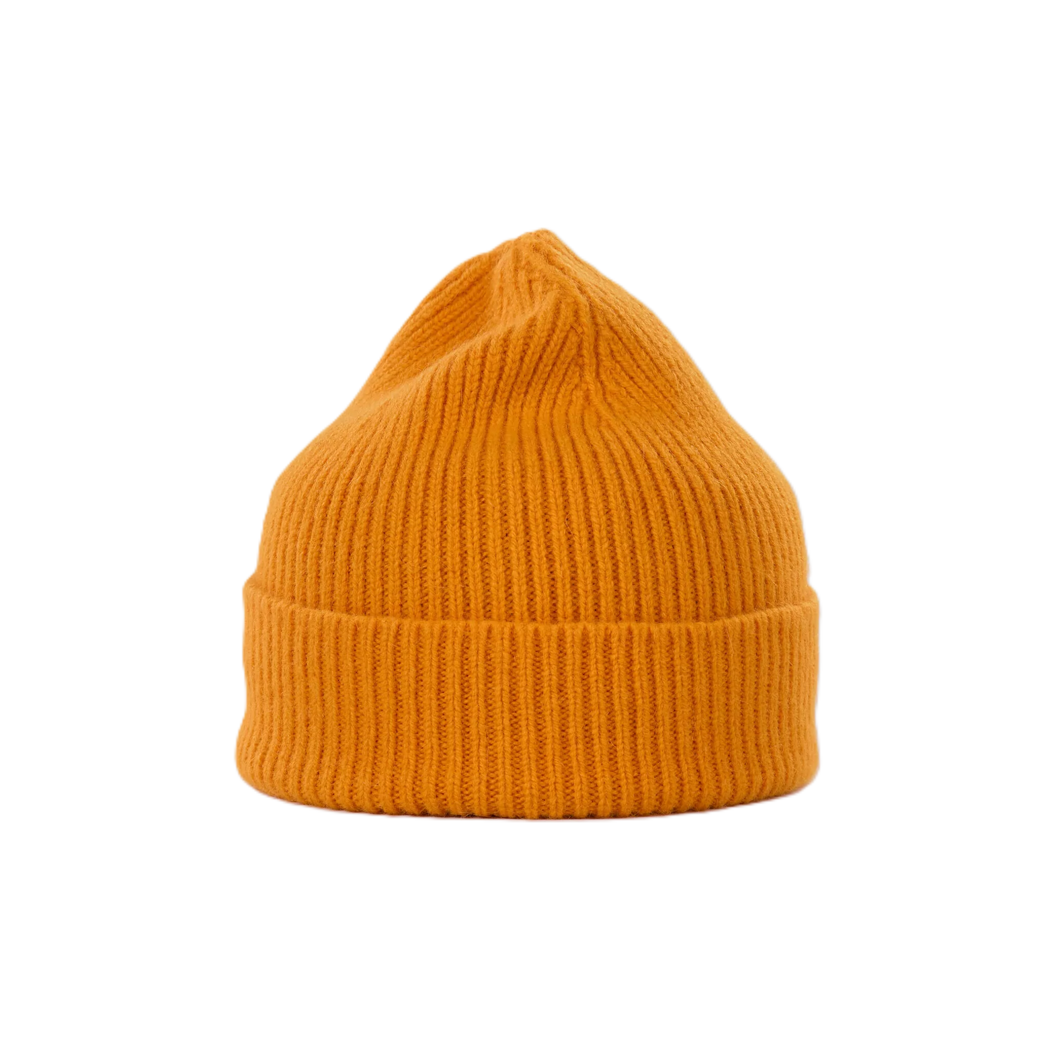 Beanie in der Farbe Orange Peel von Le Bonnet bei Frau Rabe im Concept Store Die Halle