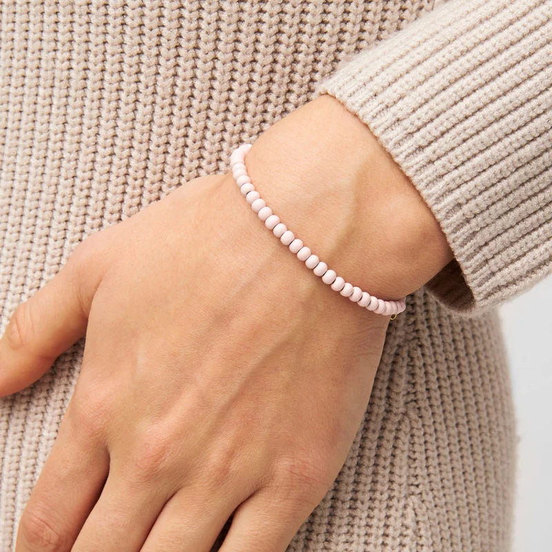 Armband Color Ball | Silk Light Pink