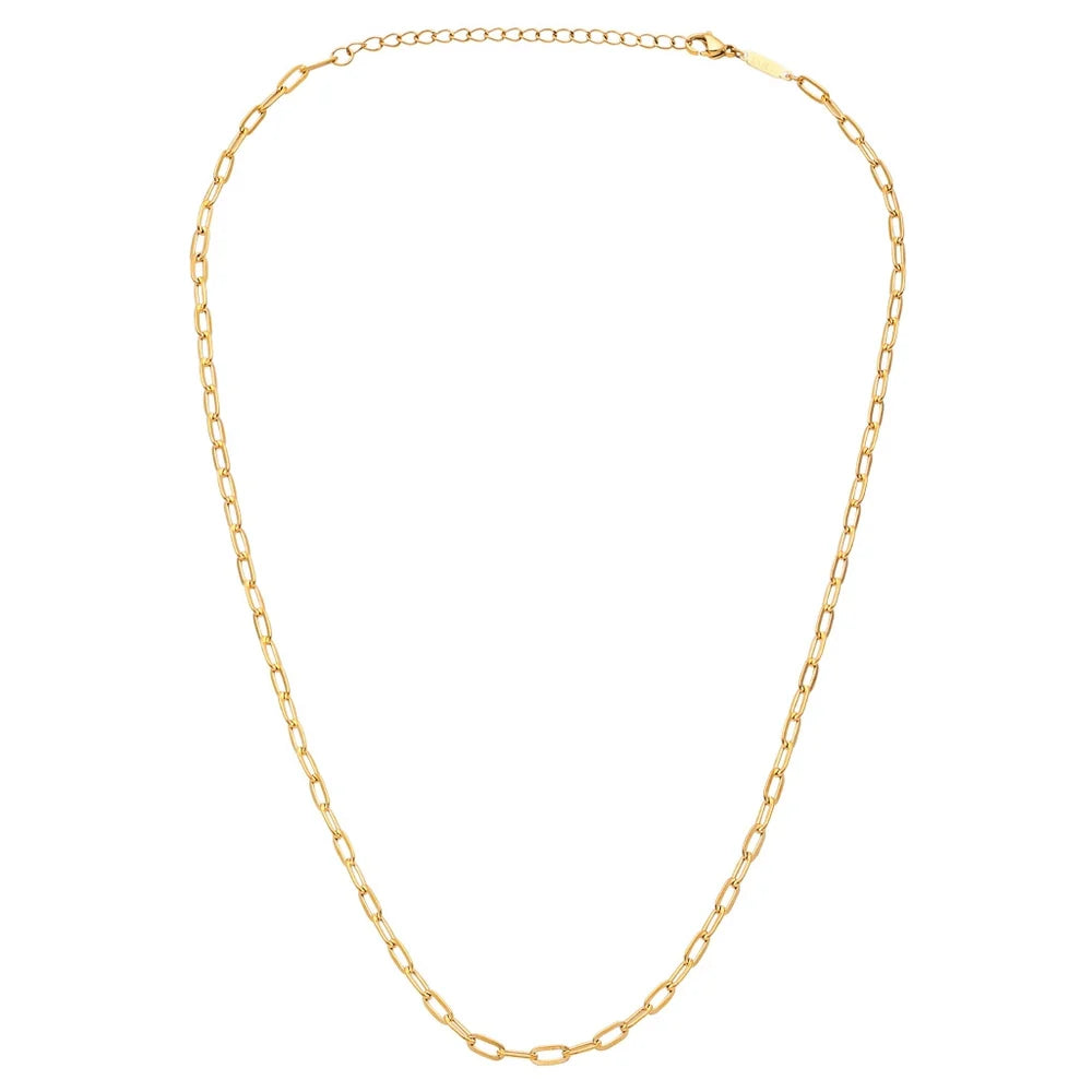 Halskette | Paperclip Gold