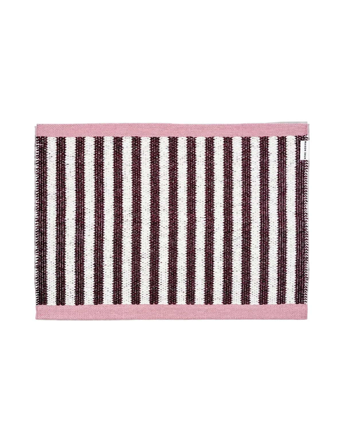 Fußmatte Stripe | Granatapfel