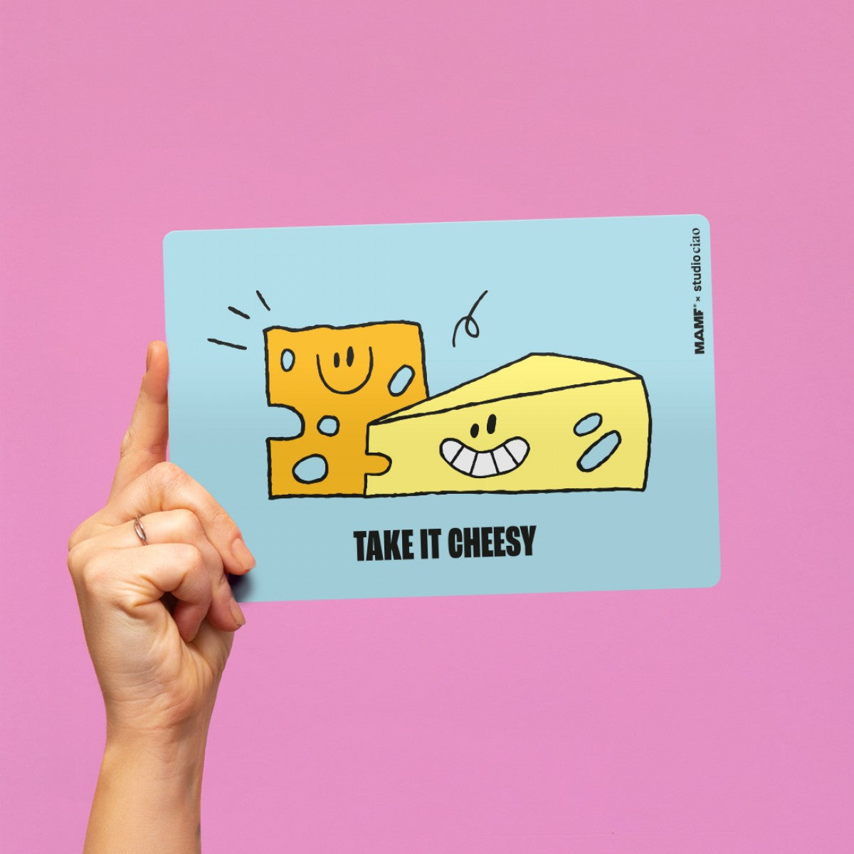 Frühstücksbrettchen Take it cheesy von MAMF bei Frau Rabe im Concept Store Die Halle