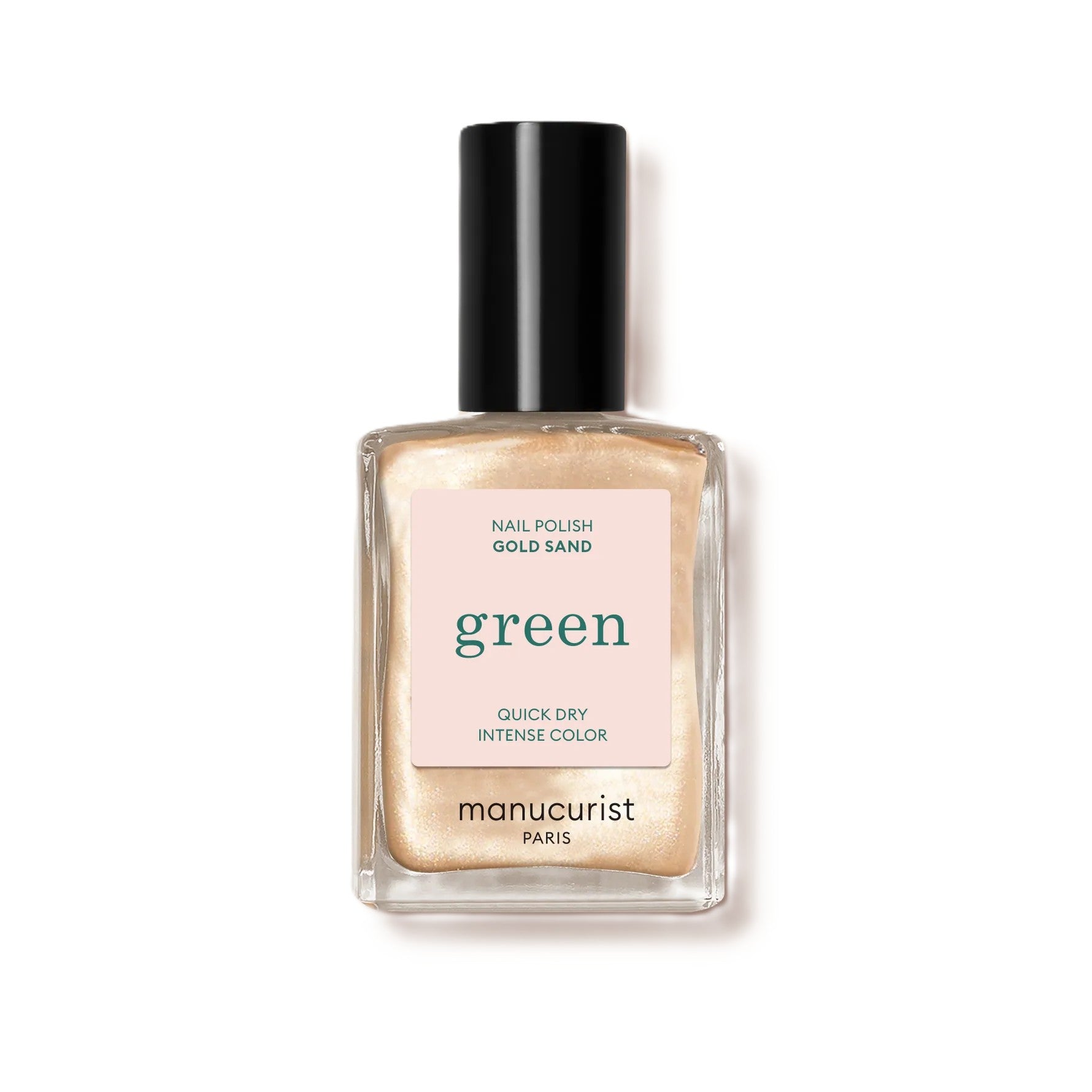 Nagellack Green | Gold Sand