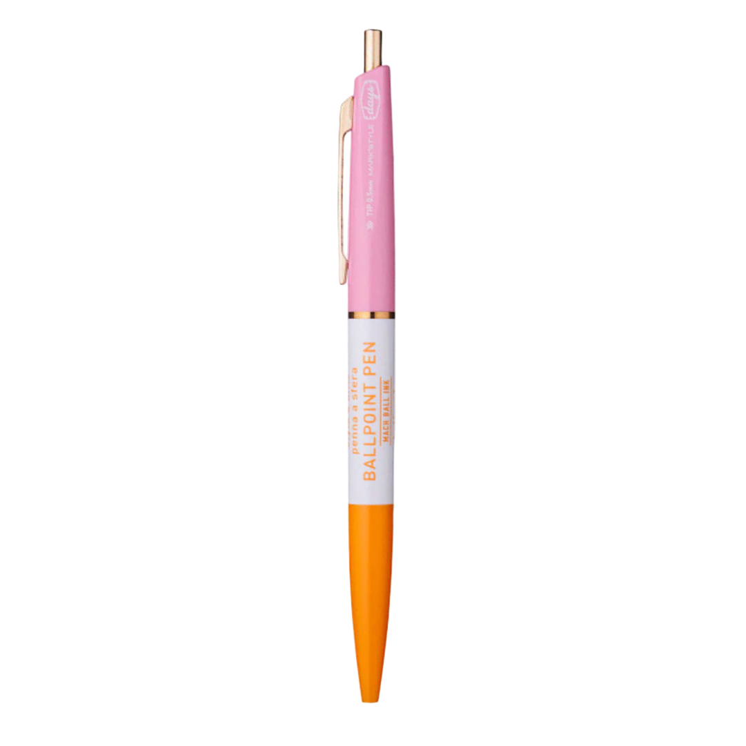 Gel-Schreiber 3-Section Ball Ink Pen | Orange/Pink