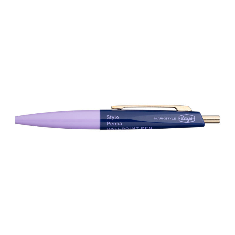 Mini Kugelschreiber Mini Ballpoint Pen Anterique | Purple/Navy