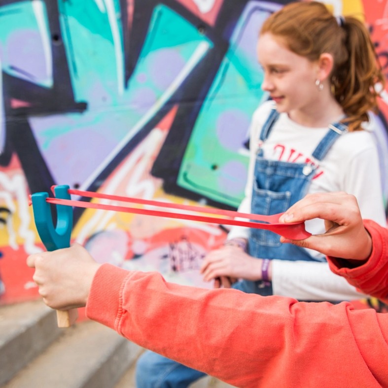 Holzschleuder | Blau