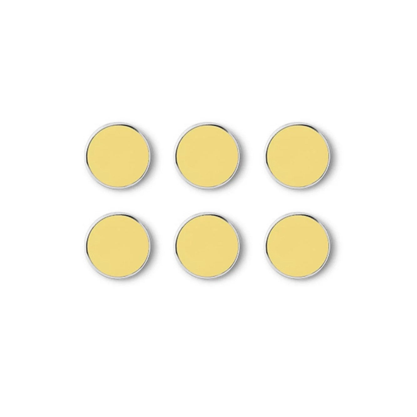 Magnet-Set The Buttons in butter von Mustard Made bei Frau Rabe im Concept Store Die Halle