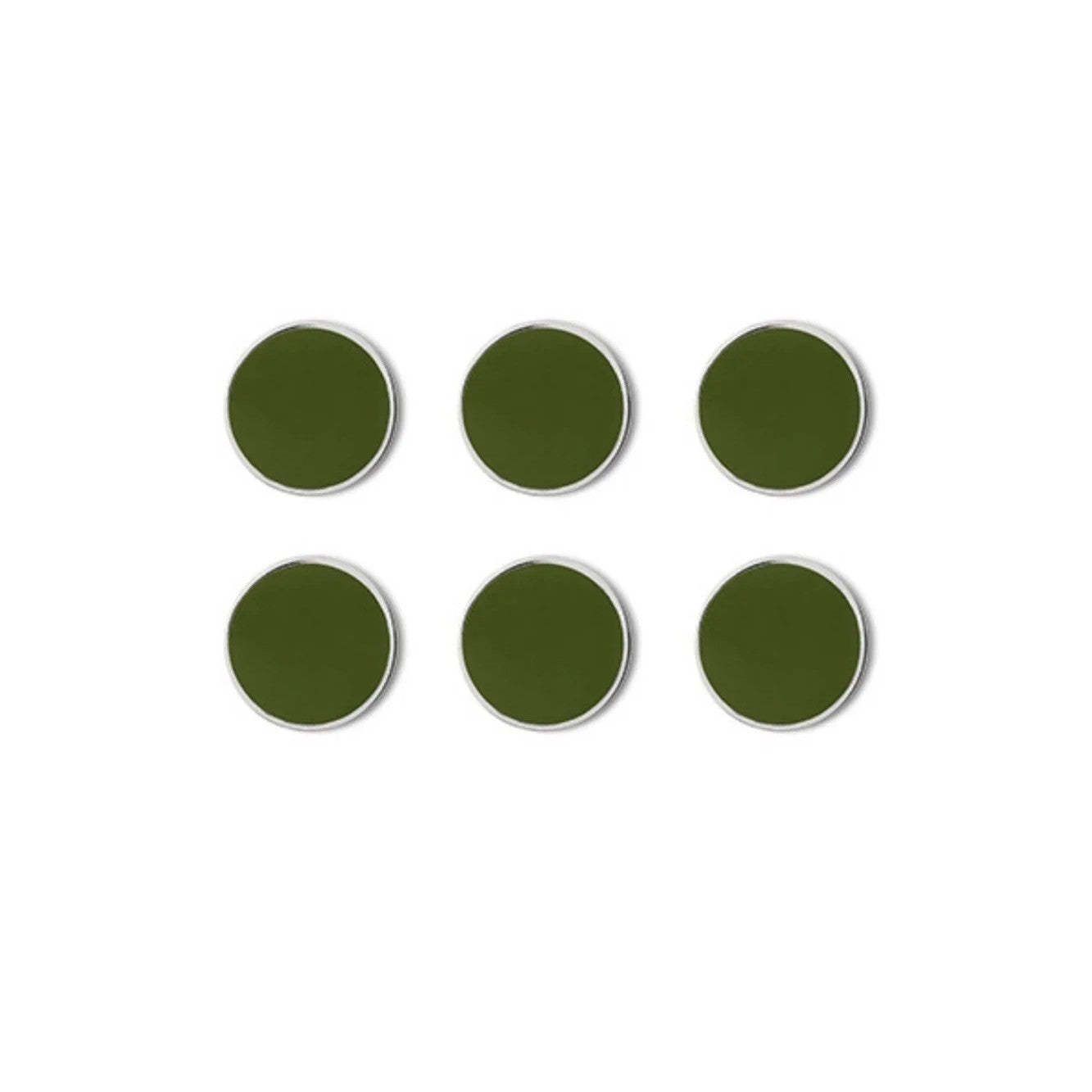 Magnet-Set The Buttons in olive von Mustard Made bei Frau Rabe im Concept Store Die Halle