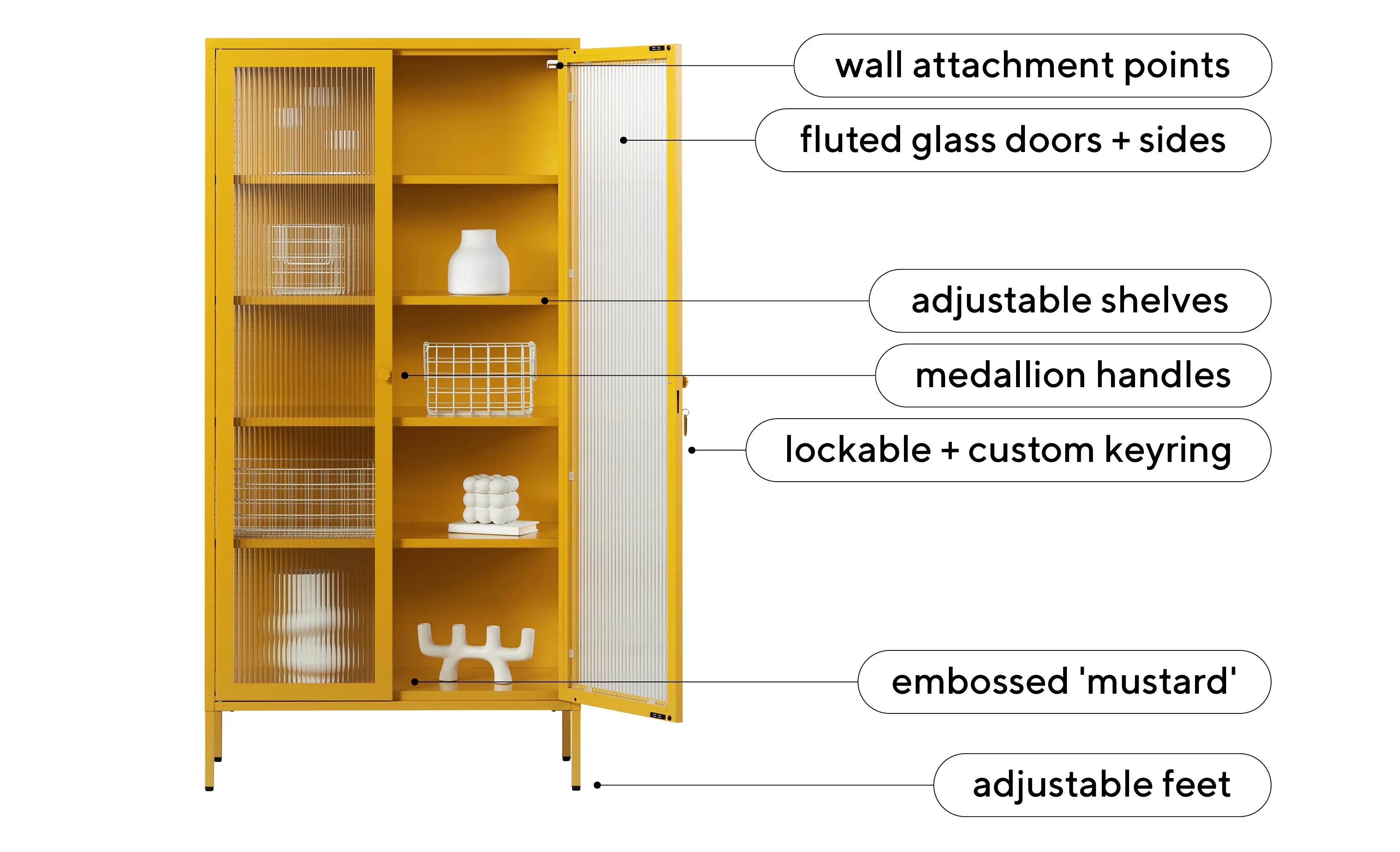 Metallspind The Collector | Mustard