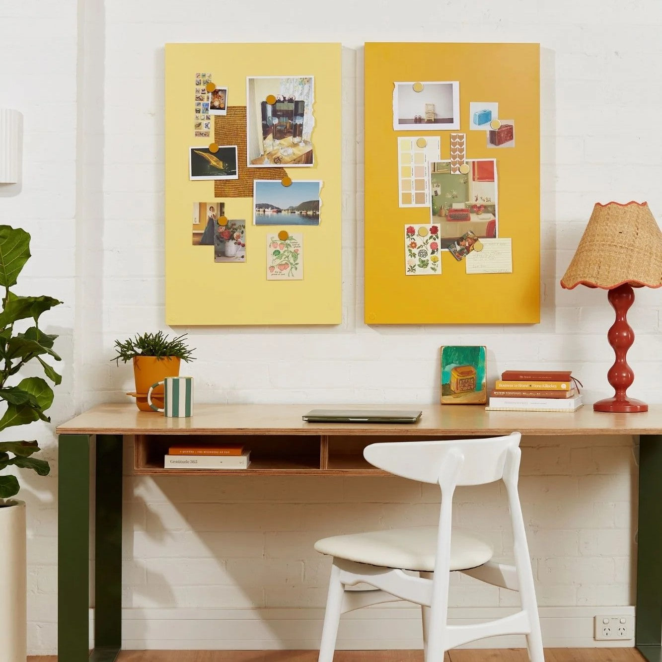 Magnetwand The Storyboard in mustard von Mustard Made bei Frau Rabe im Concept Store Die Halle