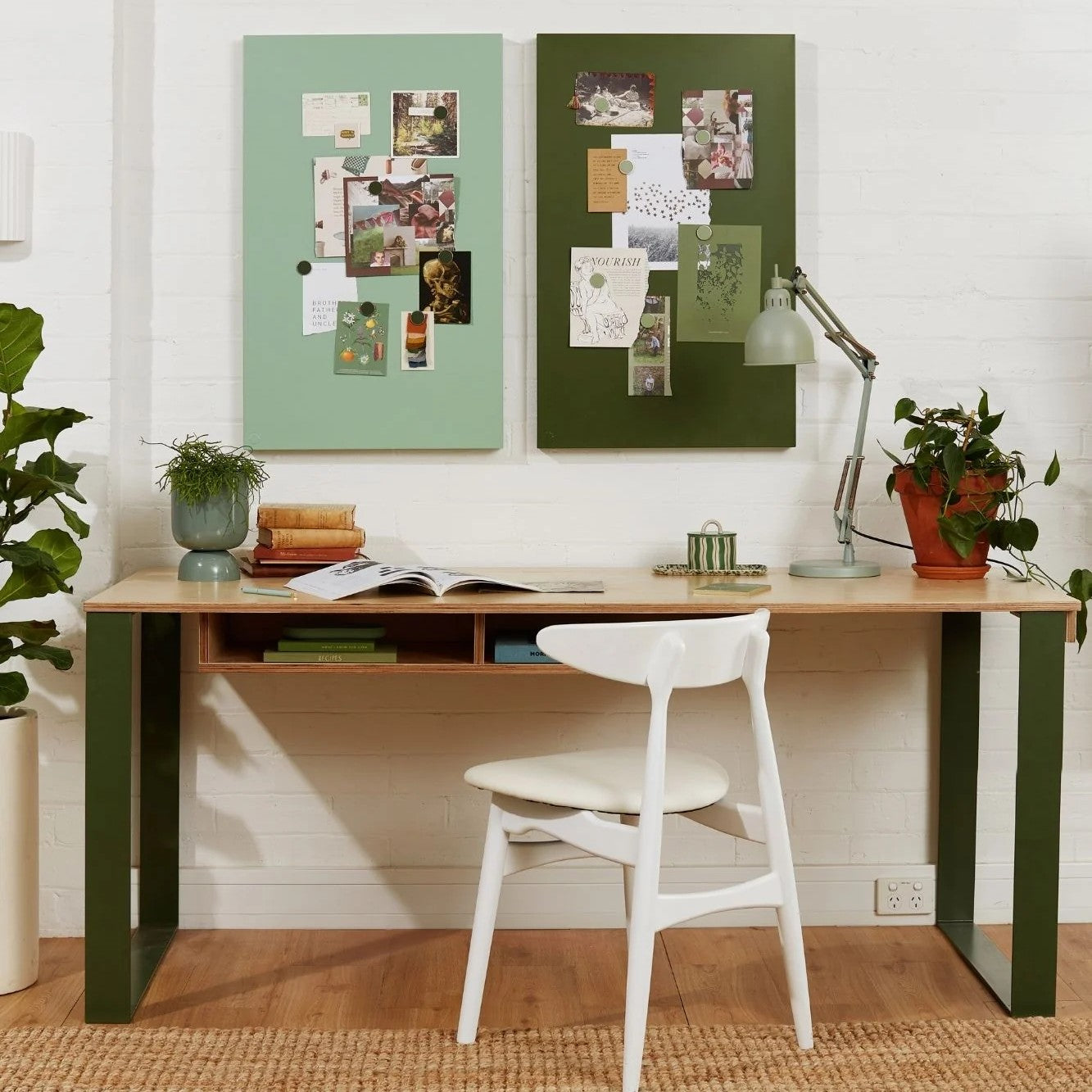 Magnetwand The Storyboard in olive von Mustard Made bei Frau Rabe im Concept Store Die Halle