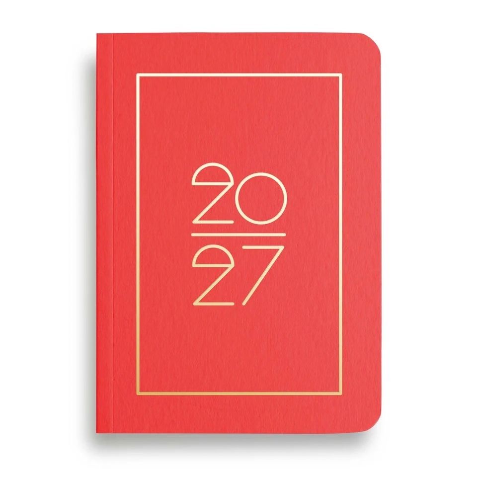 Pocket Kalender 2027 | Bright Red