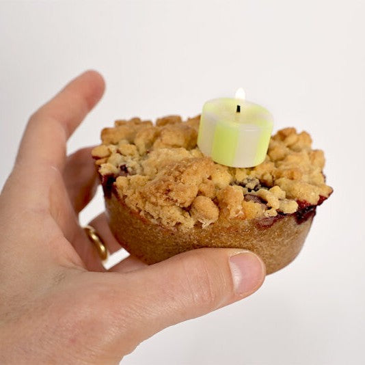 Kerze Bonbon 4er Set | Neon