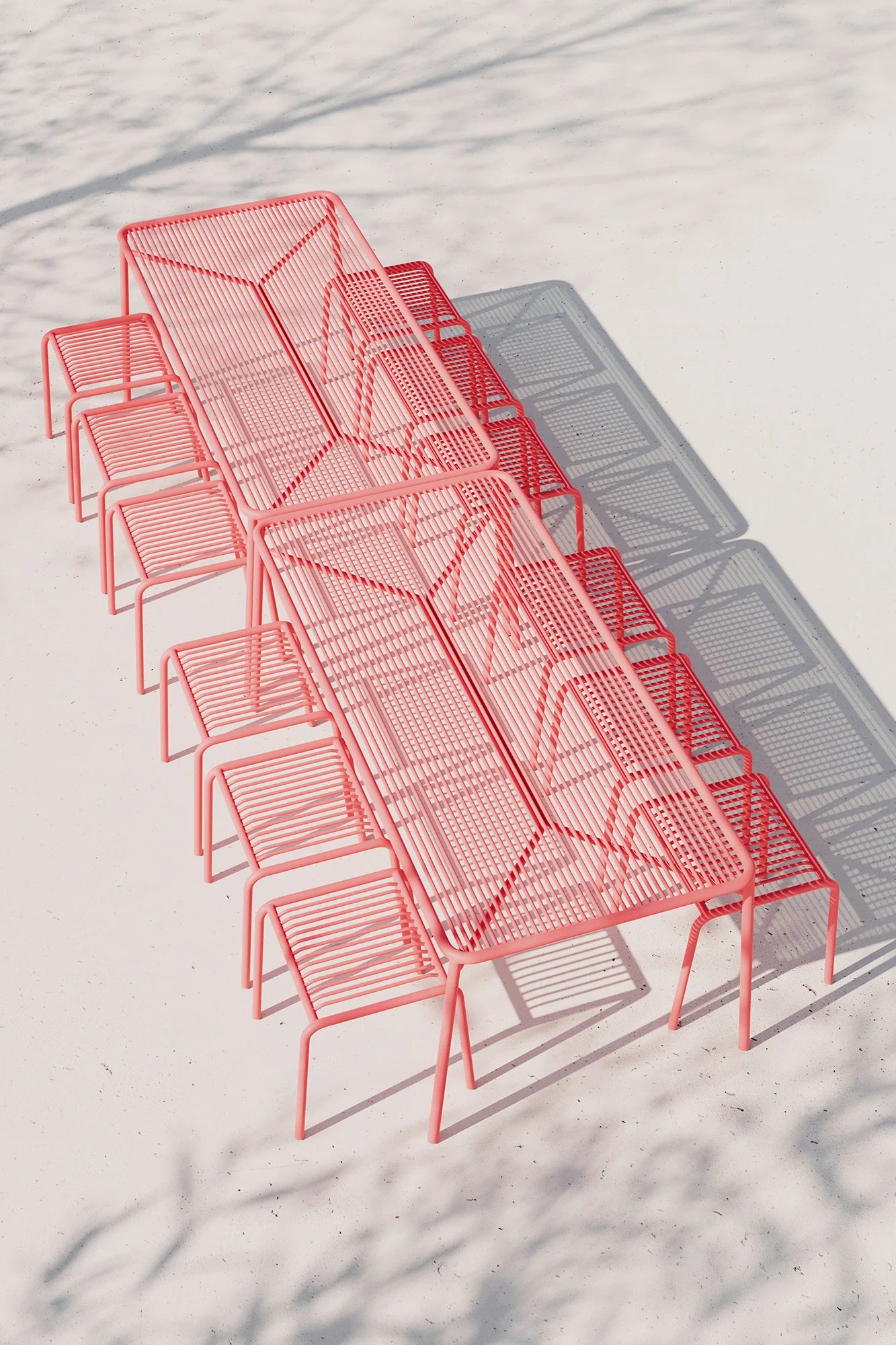 Outdoor Dining Set | IVY | soft pink
