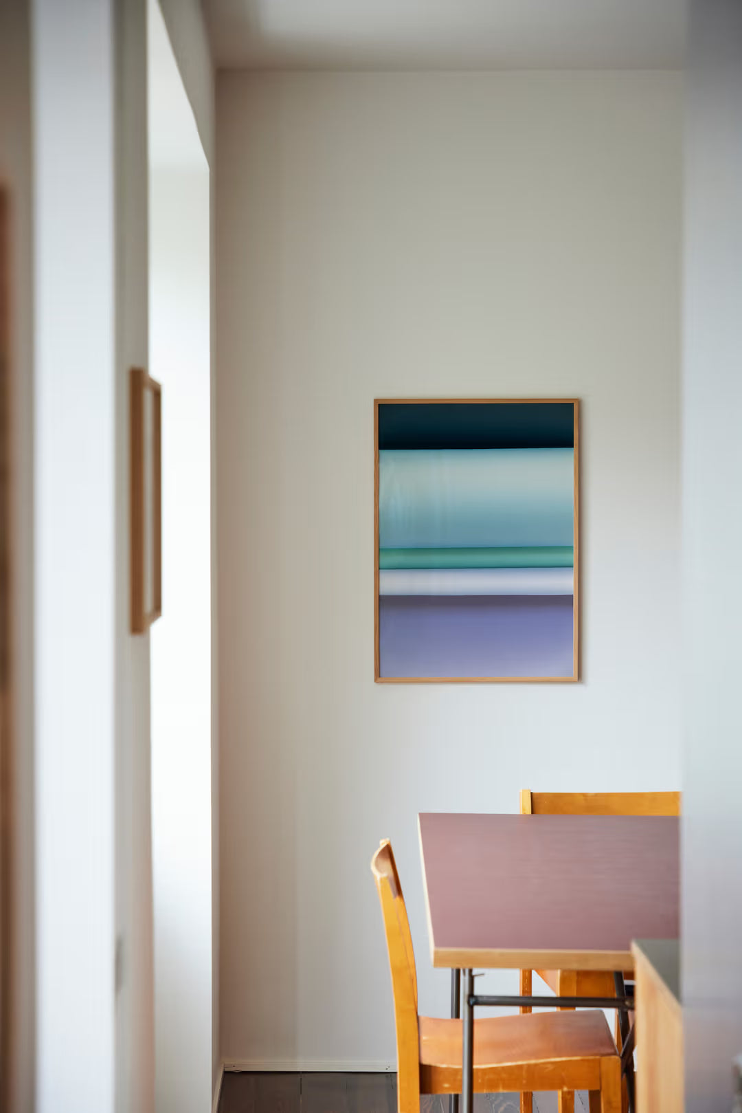 Print Poster | Paper Curves - Cold 03 50x70