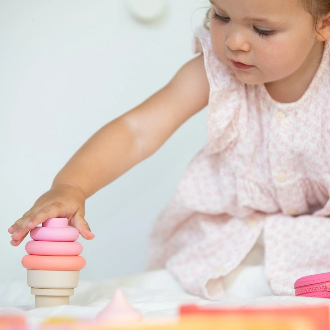 Montessori Stapel‑Eis  | Koralle