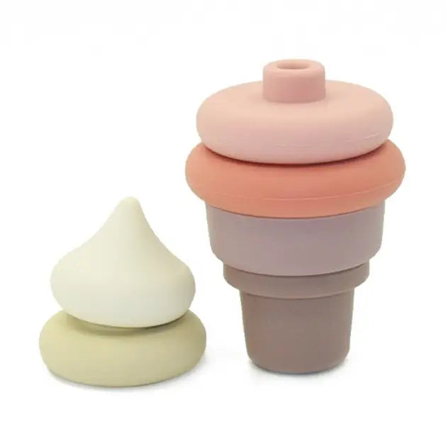 Montessori Stapel‑Eis  | Rosa