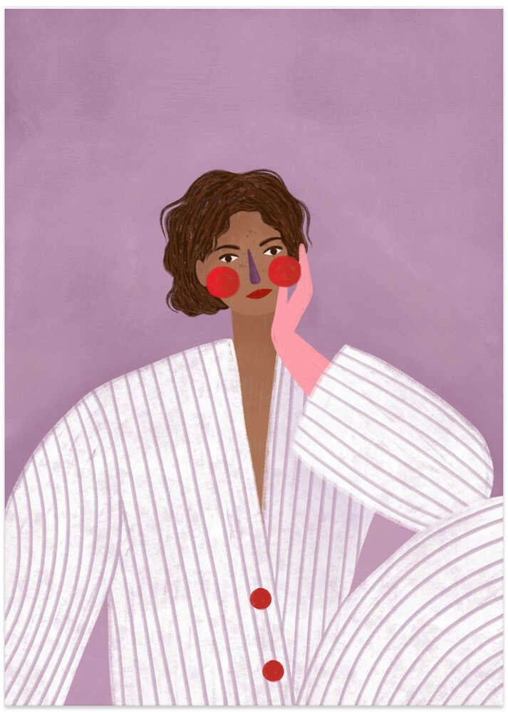 Poster | The Woman With The Pink Glove - 50x70cm