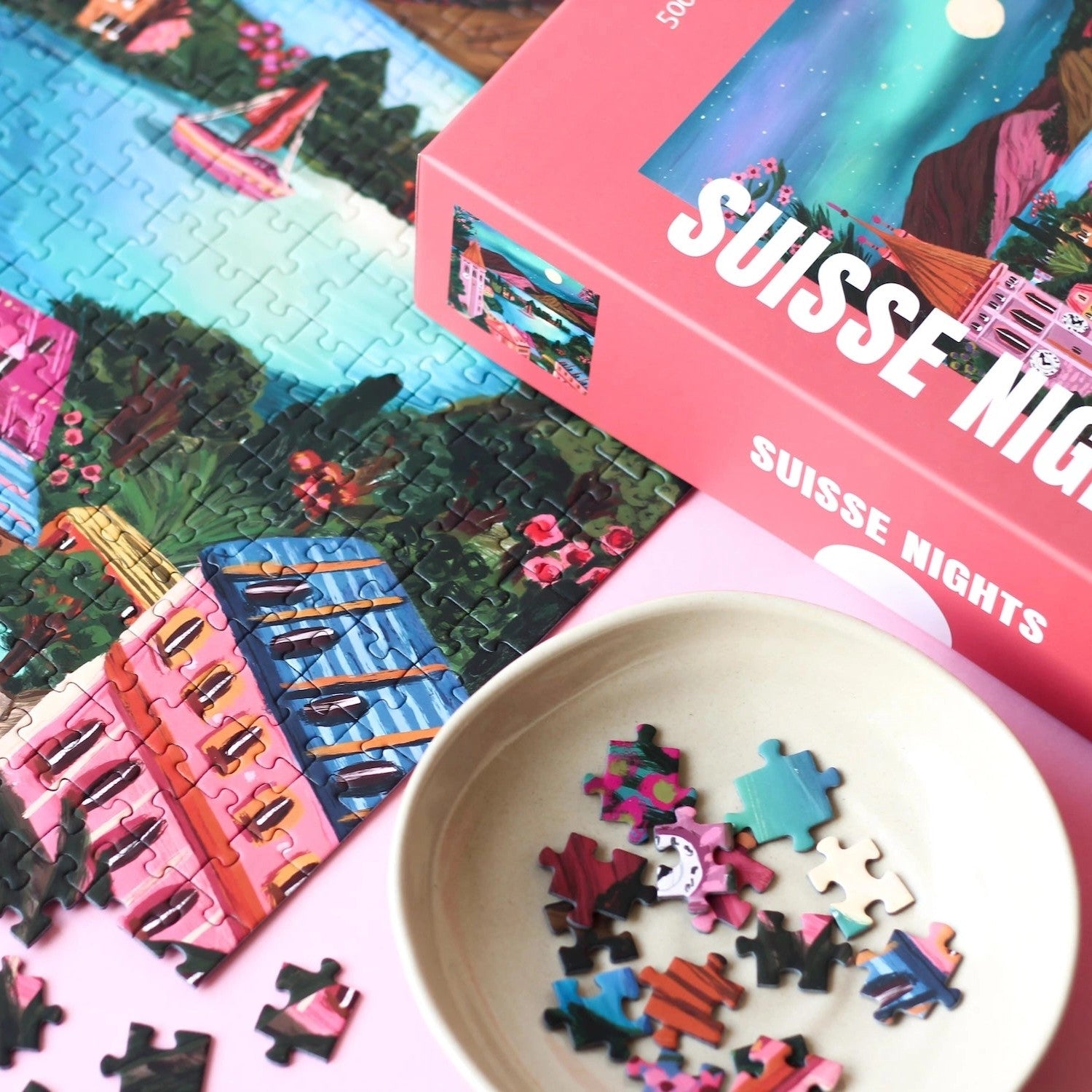Puzzle 500 Teile | Suisse Nights