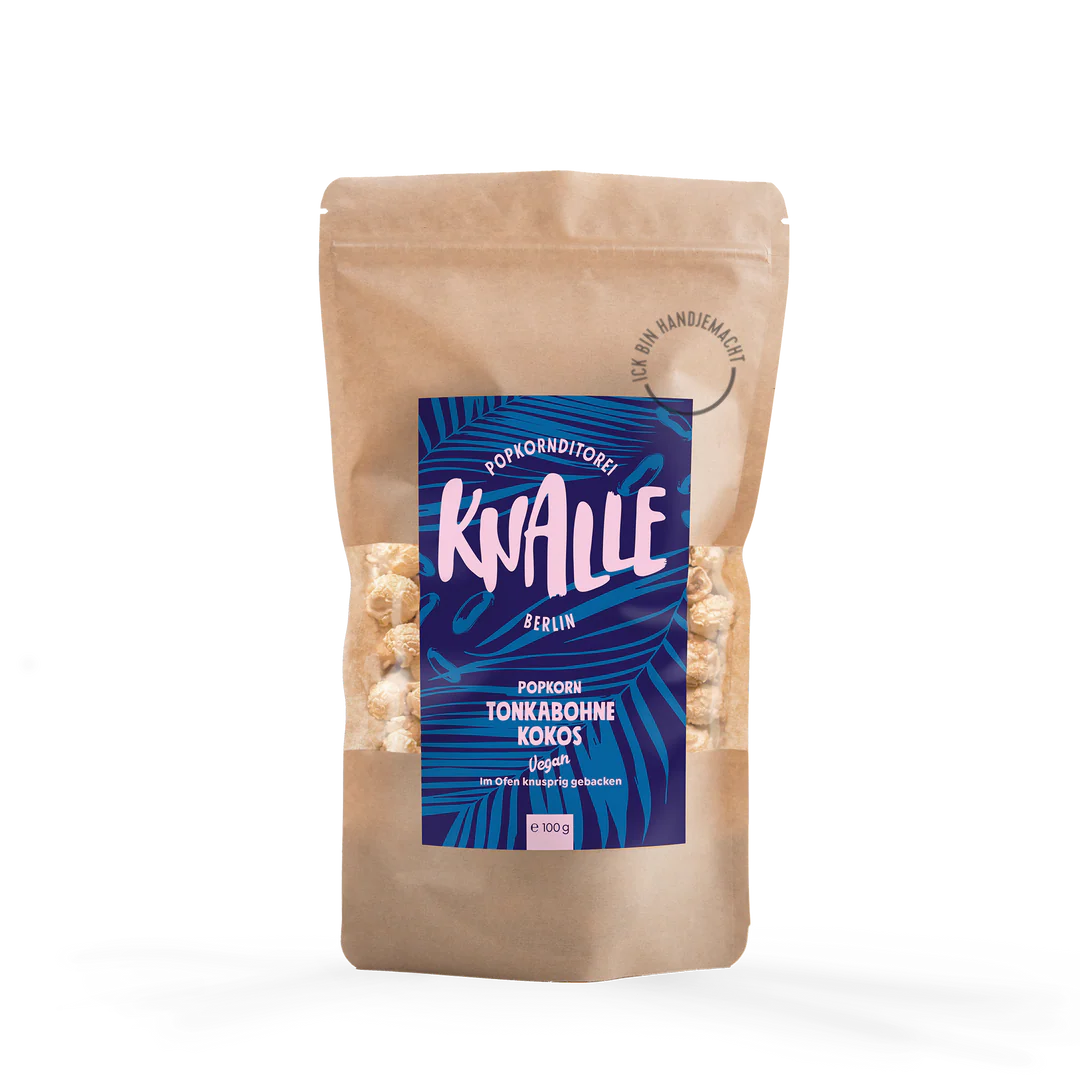 Knalle Popcorn | Tonkabohne Kokos vegan