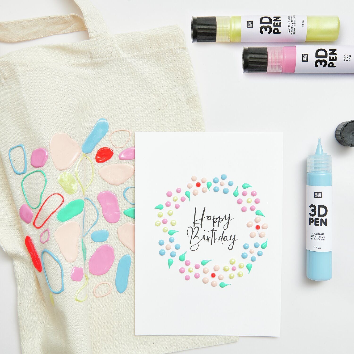 Bastelset | 3D Buntstifte Pastell