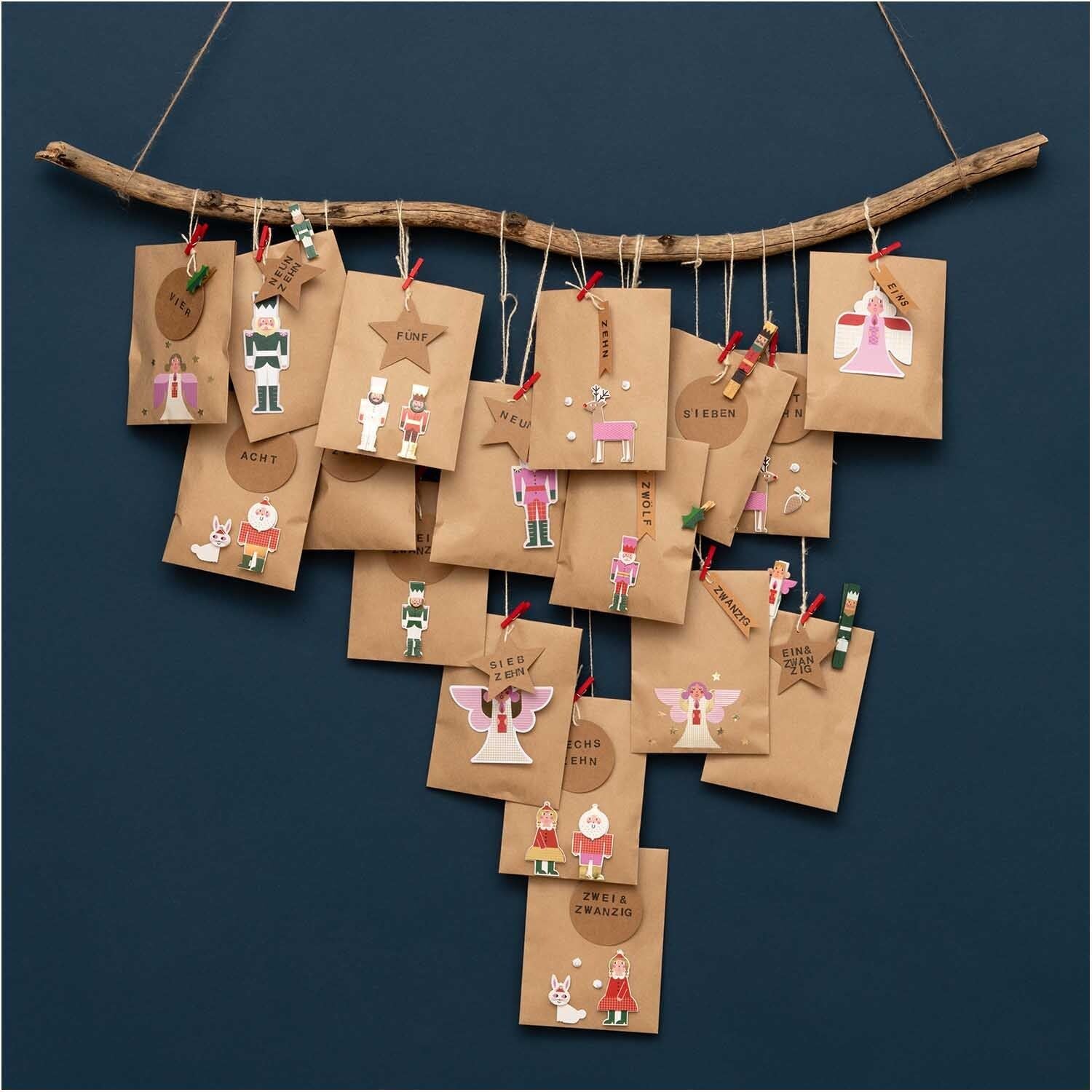 Dekoklammern | Nussknacker 7cm